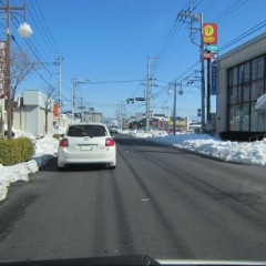 市内の道路は除雪も終わって日常を取り戻しました