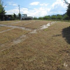 何とか夕方までに雑草の片付け作業終了