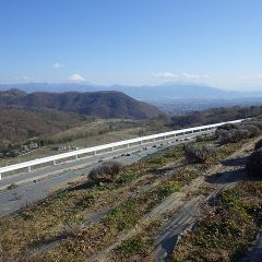 作業を終える頃、ご褒美に富士山が姿を見せてくれました