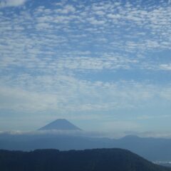 富士山とうろこ雲